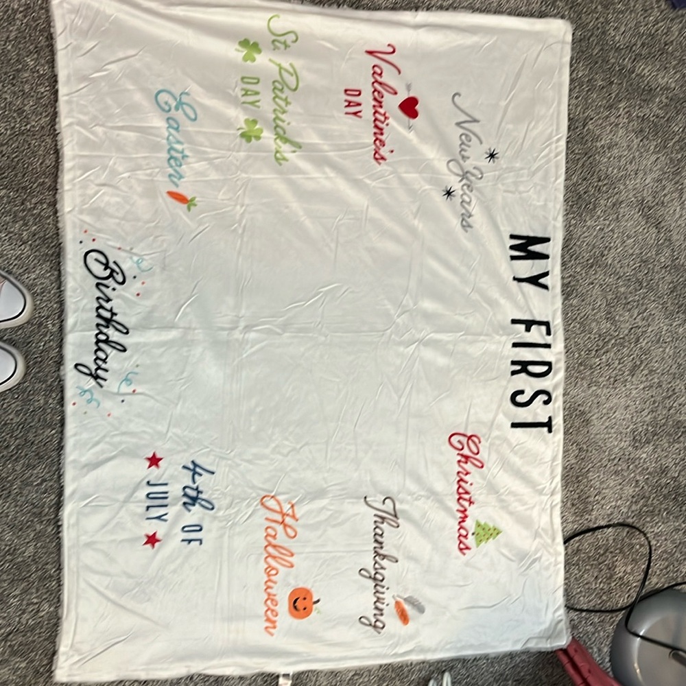 Baby’s First Holidays blanket
